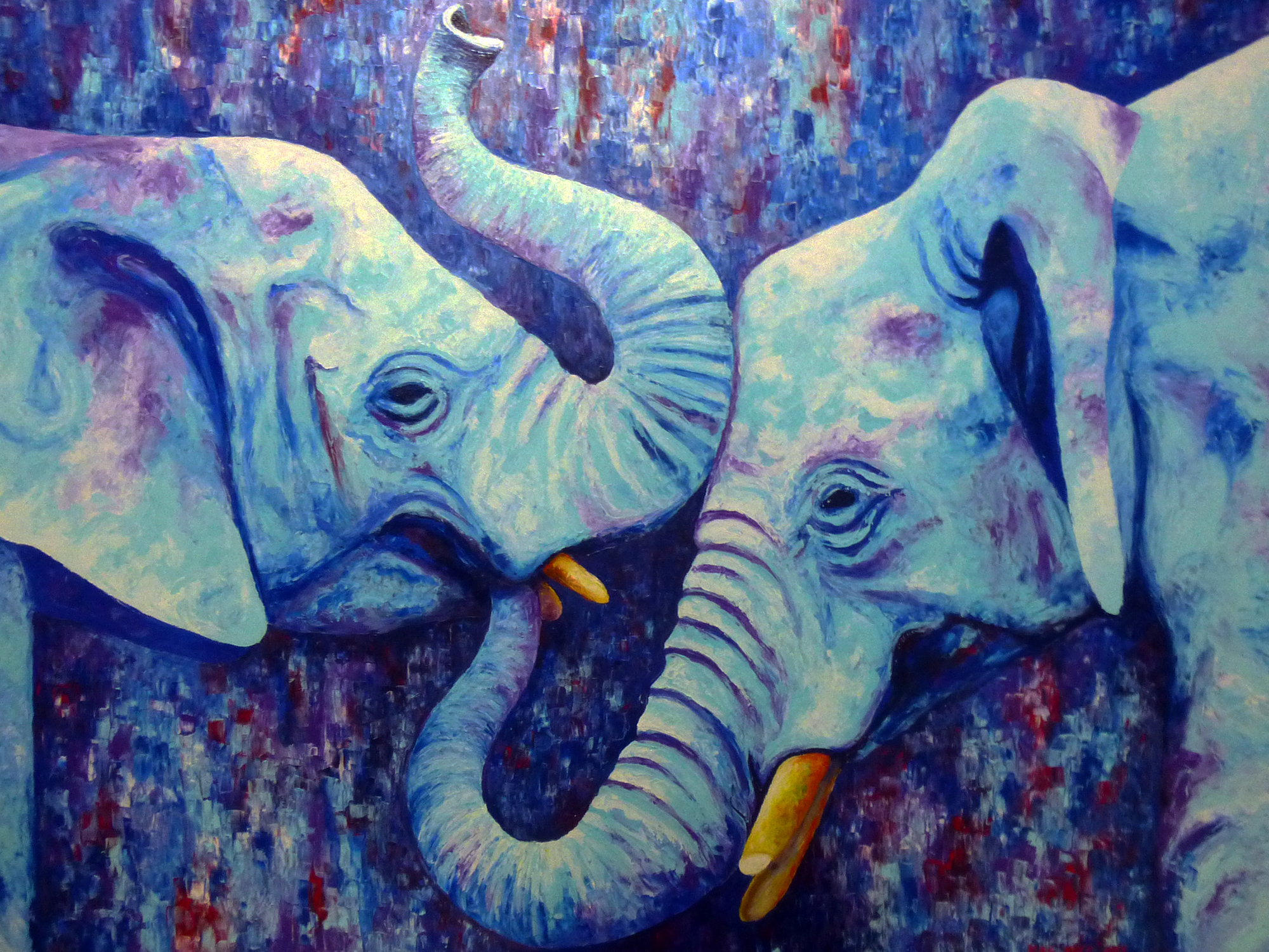 Painting elephant
