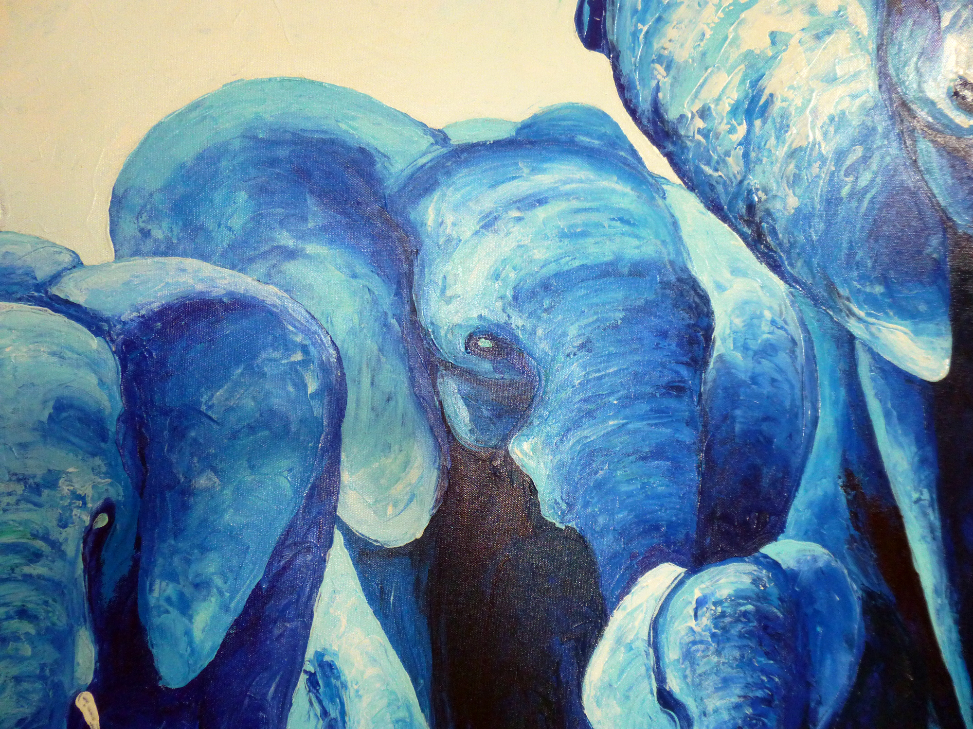 Blue elephants