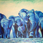 blue elephants