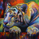 painting tiger