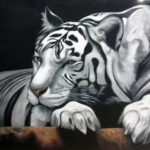 painting white tiger