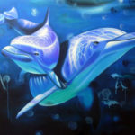 Painting dolphin
