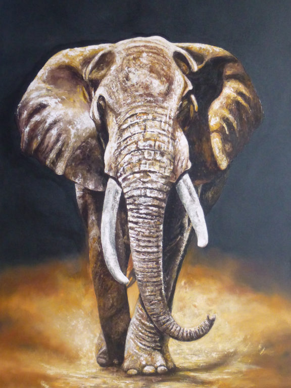 Elephant with ivory