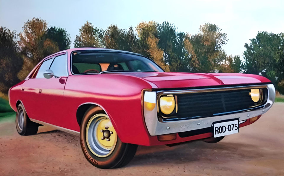 Chrysler Valiant Charger Car Portrait